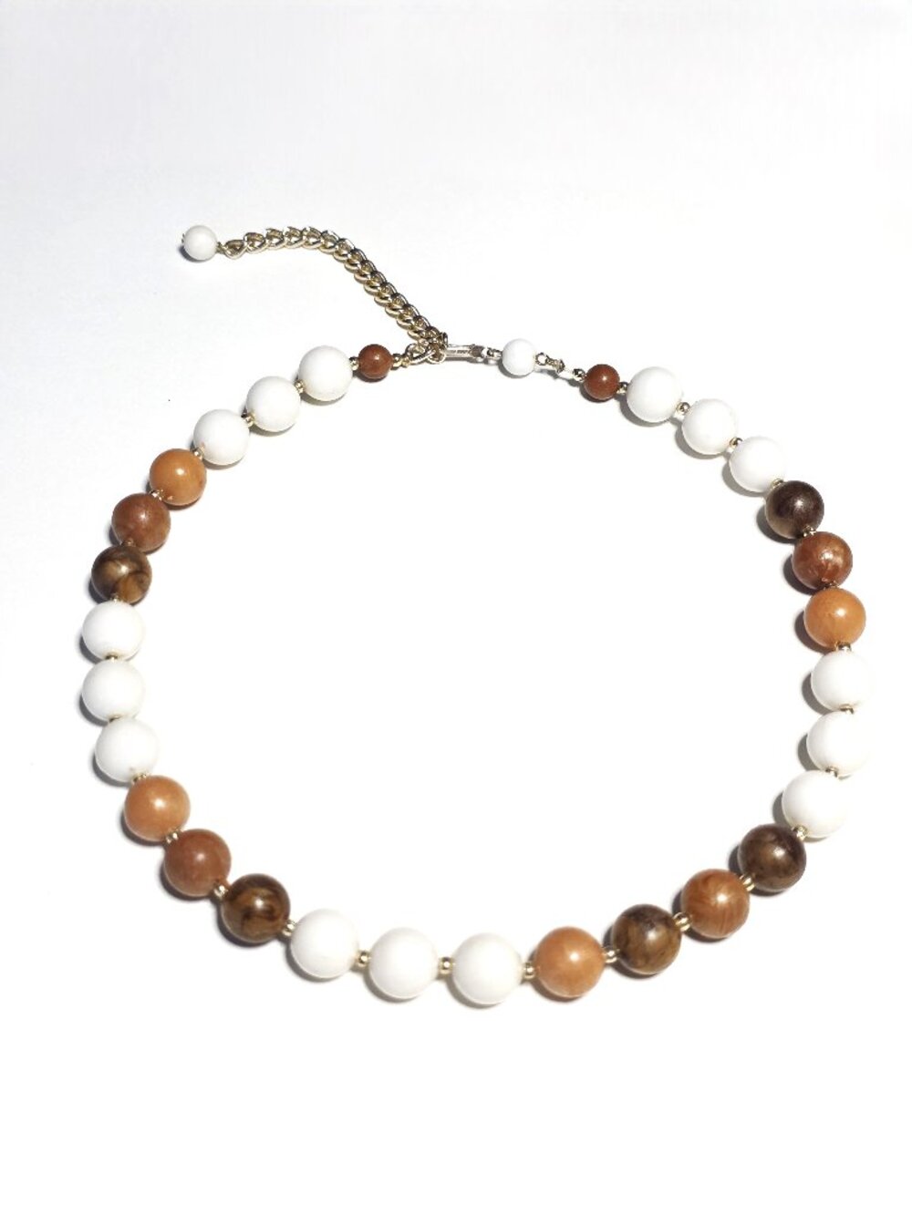 Made in Hong Kong beaded necklace circa 1960s-70s
